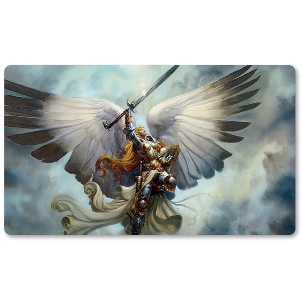 Serra Angel - Magic Board Game Playmat the MTG Table Mat Gathering