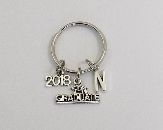 Personalized Graduation Keychain, Graduation Gift, Class Of 2018 Key ...