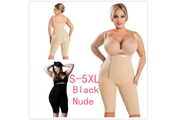 Hot Fajas Colombianas Women's Seamless Thigh Slimmer Open Bust Shapewear  Firm Tummy Control Bodysuit Full Body Shaper S-6XL Plus Size