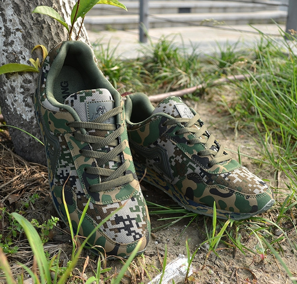 New Army Camouflage Shoes Men Women 