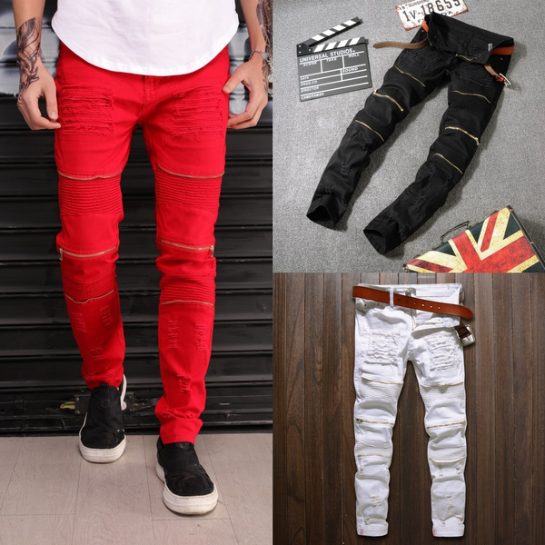 Embroidered, Tiger Raw Denim Jeans from RMC Red Monkey Jeans. Buy now