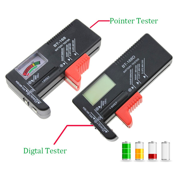 AA/AAA/C/D/9V/Mini Cell Battery Universal LCD Digital Battery Tester US Seller 