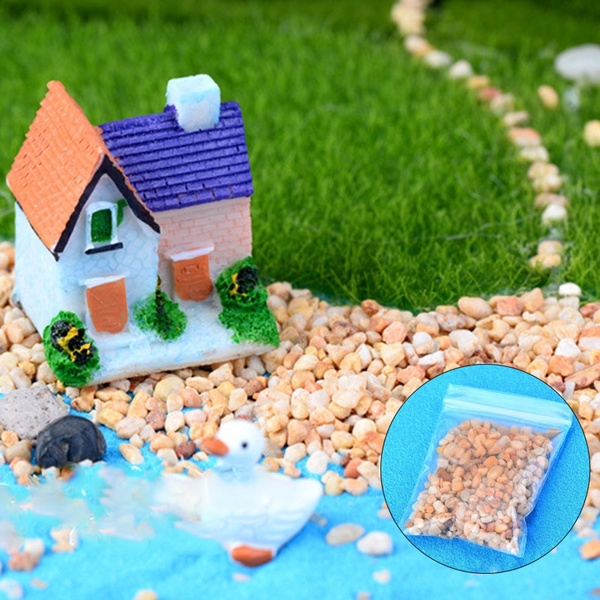 New River Sand Stones Natural Micro Landscape Garden Grass Art Decoration Miniatures Terrarium Ornament Diy Accessories Wish New River Sand Stones Natural, Stone Art Miniature Garden