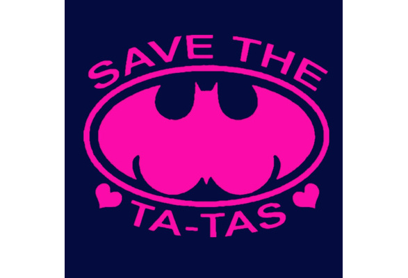 save the ta-tas Bumper Magnet Fuchsia