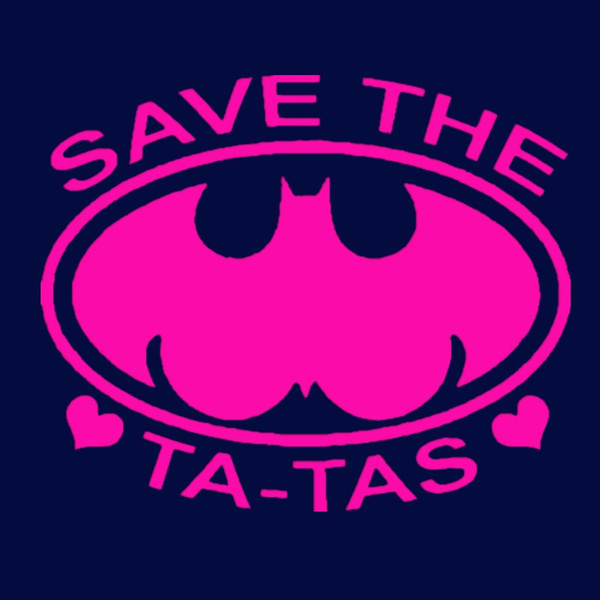 save the ta-tas Bumper Magnet Fuchsia