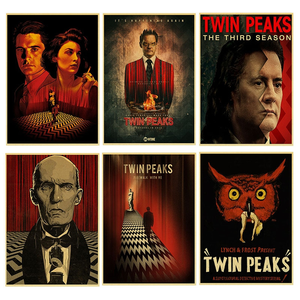 Horror Movie Twin Peaks Posters Home Room Decor High Quality