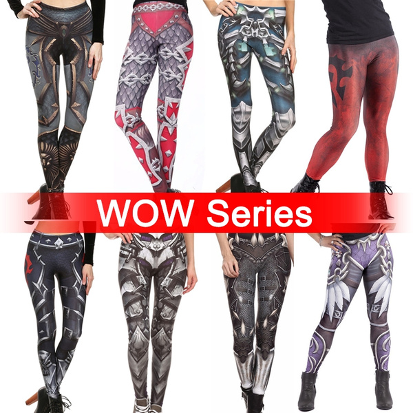 3D Printed Women Yoga Leggings Sports Pants Fitness Running Gym Workout Trousers 