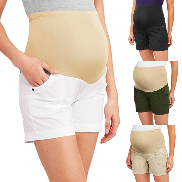 Pregnant Shorts Pregnancy Women Cotton 