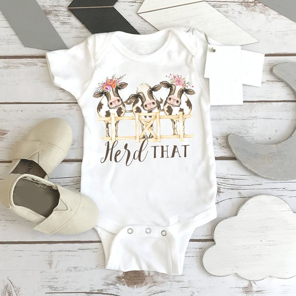 cow print baby clothes