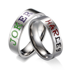 Couple Rings, Steel, Stainless Steel, Love