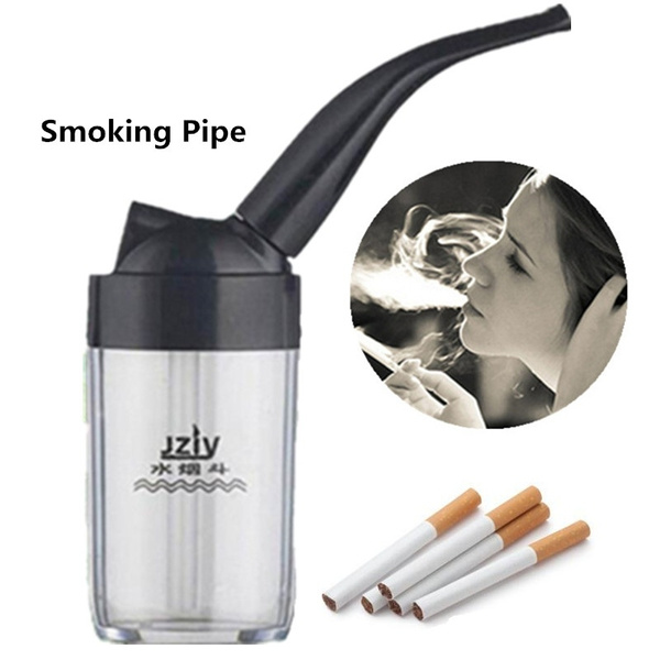 Double Filter Hookah Bong Cigarette Holder Water Tobacco Smoking