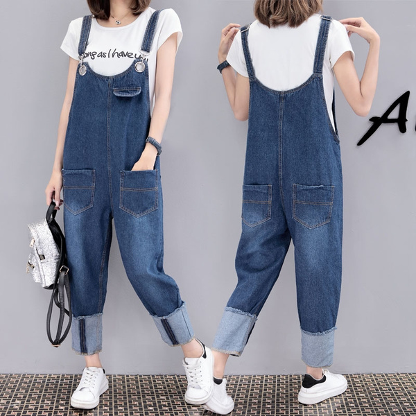 Light Blue Denim Jumpsuit fra Pulz Jeans – Køb Light Blue Denim Jumpsuit  fra str. XS-XXL