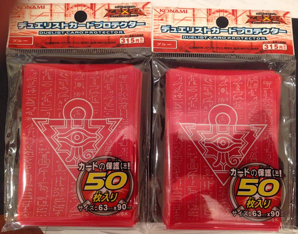 Card Sleeves | Yu-Gi-Oh! | Card Back pattern (Red - Holo) main image 0