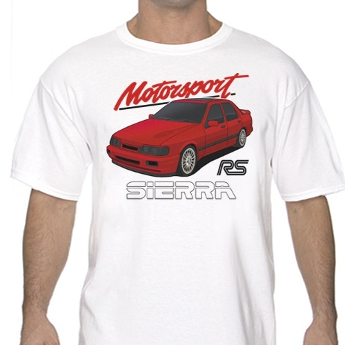 . landheer Deskundige Men's Ford Sierra Sedan RS Cosworth Classic T Shirt White or Gray XR4i |  Wish