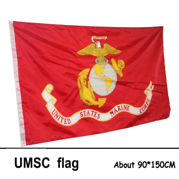 90x150cm Usmc American Army United States Marine Corps Polyester Flag Usa Banner Home Decor Wish - Usmc Home Decor