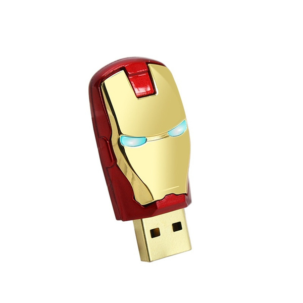 8GB/16GB/32GB USB Flash Memory Stick Pen Drive U Stick Iron Man Hand model lot