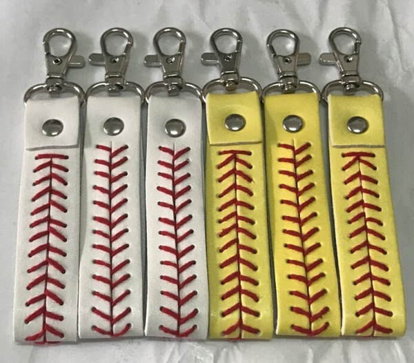 Baseball Keychain,fastpitch Softball Accessories Baseball Seam Keychains Wish