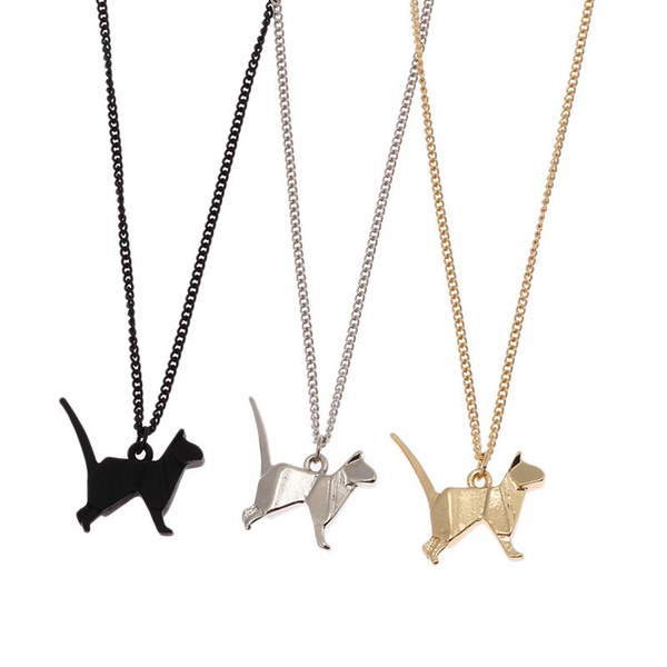 origami animal necklace