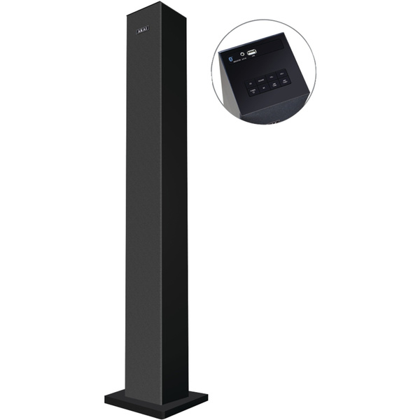 Akai bluetooth best sale tower speaker