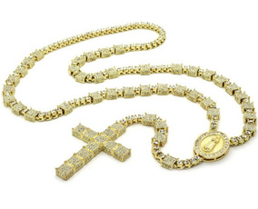 Chain Necklace, Jewelry, Cross Pendant, religion