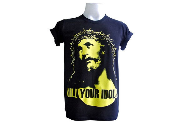 Vintage Style Kill Your Idols Axl Rose Guns N' Roses Black T-Shirt 