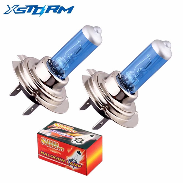 Super Bright 6000k White H7 Halogen Bulbs 2 Pack, 12V Night Eye Headlight  H4 Replacement Bulb 55W/100W From Sportop_company, $1.88