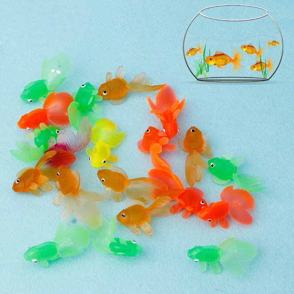 rubber goldfish toy