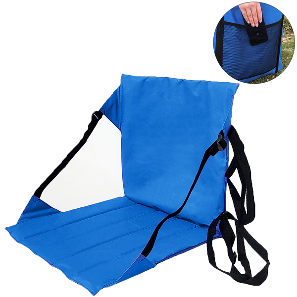 Foldable Outdoor Picnic Camping Beach Chair Soft Stadium Seat Cushion for  Camping Hiking