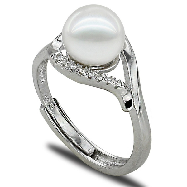 925 Sterling Silver Vintage Mexico Real Pearl Ring Size 4.75 | eBay