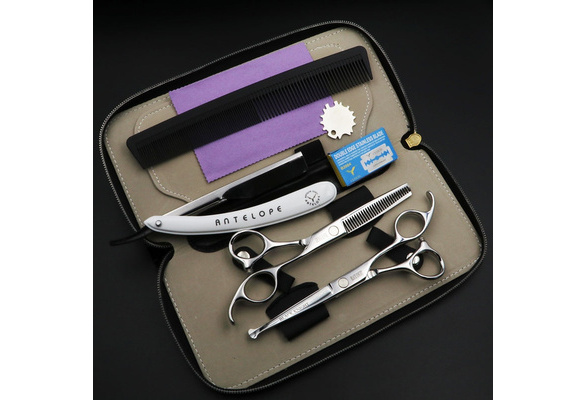 Black Knight 6 inch Professional Hairdressing Scissors set Beauty Salon  Cutting+Thinning Barber Shears Modeling tools
