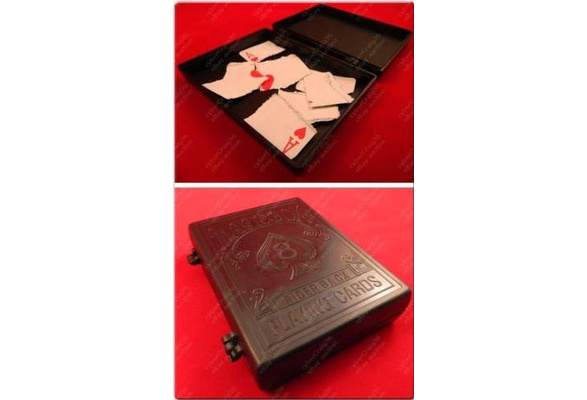MIRACLE CARD CASE BY ROYAL MAGIC GIMMICK TRICKS ILLUSION CHANGE VANISH RESTORE 
