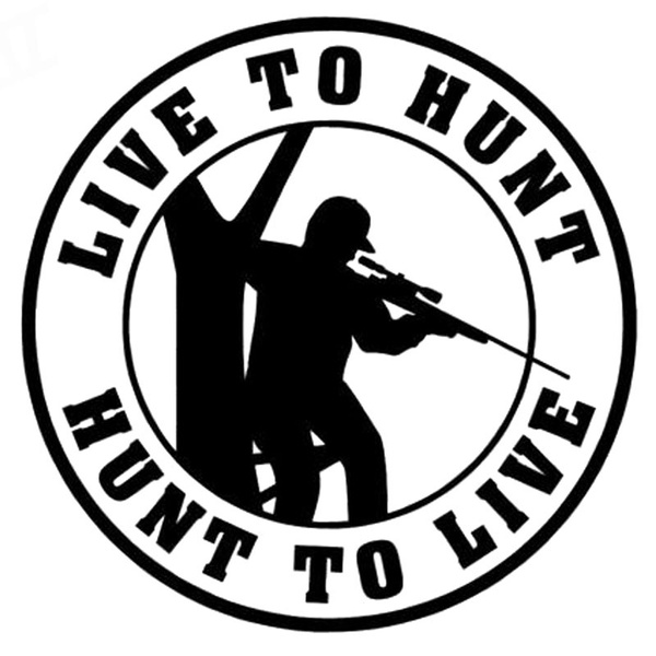 hunt life stickers
