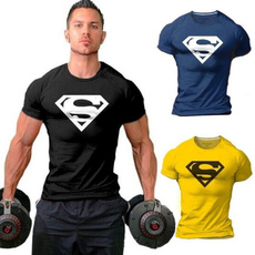 New Men Workout Gym Slim T-Shirt Bodybuilding gift Fittness Cotton Shirt