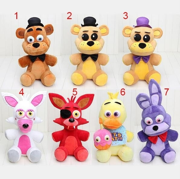 25cm fnaf plush toy plush Golden Freddy Fazbear Mangle bonnie foxy