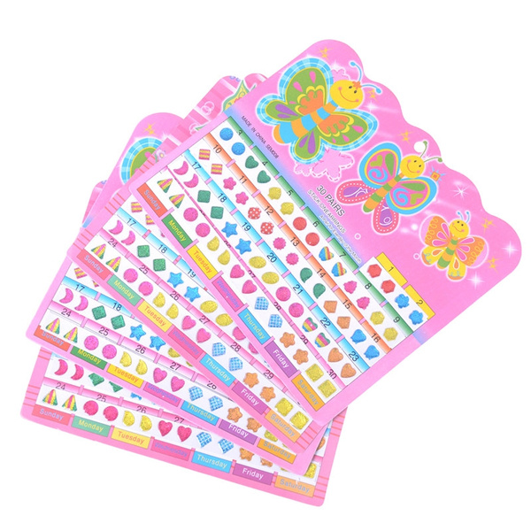 C 2Sheet =120PCS Diy Sticker Toys Children Stickers Head Earring Cartoon Reward C 2Sheet =120PCS Diy Sticker Toys Children Stickers Head Earring Cartoon Reward