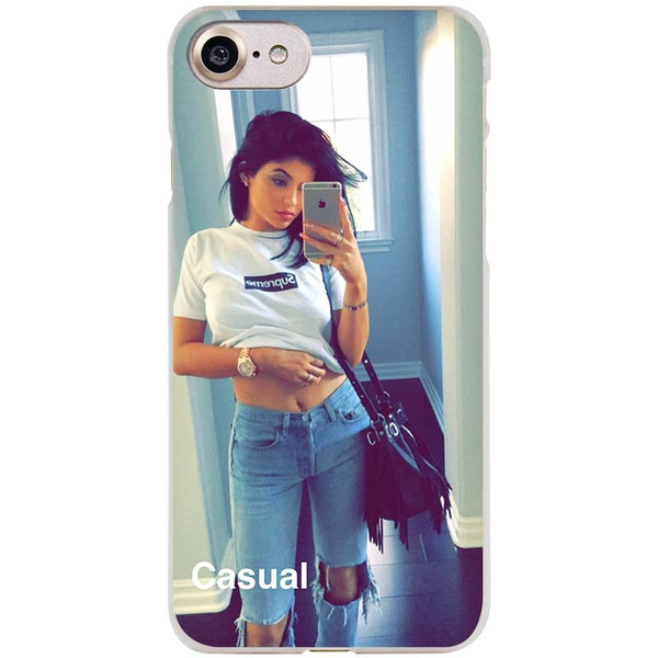 Kylie Jenner Clear Cell Phone Case Cover for Apple iPhone X 8 7 6 6s Plus 5 5S SE 5C