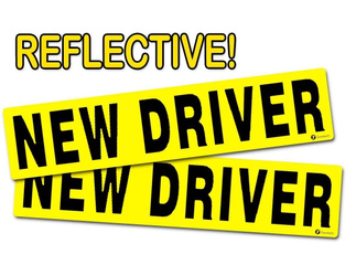 2xnewdriverreflectivecarbumperdecal, Carros, Stickers, Vehicles