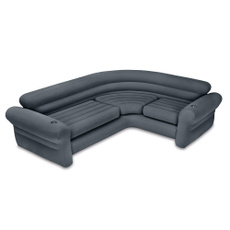 Gray, Sofas, intexinflatablesectional, Indoor