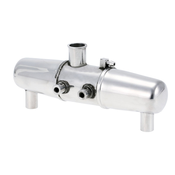 18001P Upgrade Aluminum Dual Exhaust Joint Tubing for 1/8 HPI Nitro