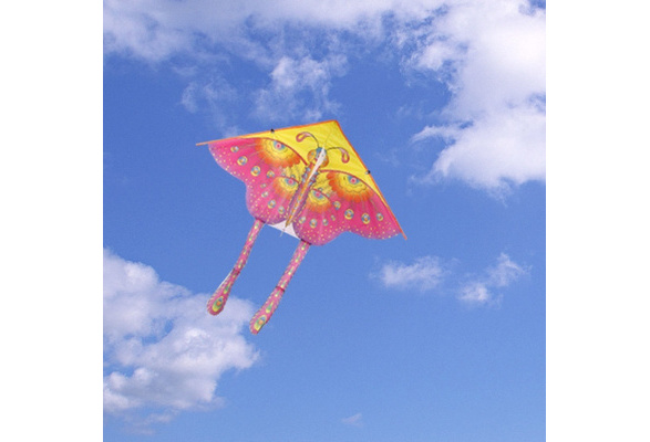 New 90cm Colorful Traditional Chinese Butterfly Kite Without String