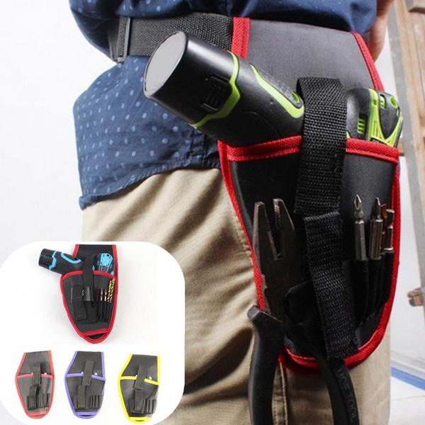 Portable Electrician Tool Waist Belt Pouch Bag Impact Driver Drill ...