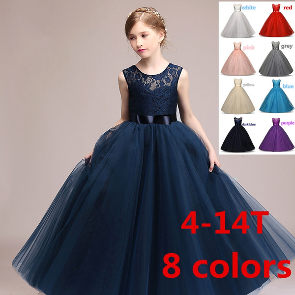 royal blue gown for girls