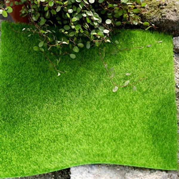 Grass Diy Fairy Garden Artificial Moss Decorative Lawn Micro Landscape Decoration Wish Grass Diy Fairy Garden Artificial Moss, What To Use For Grass In A Fairy Garden