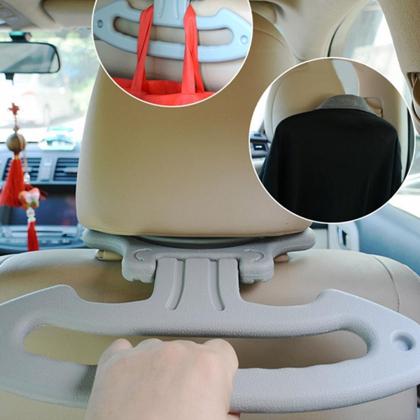 Car Seat Headrest Coat Hanger With, Car Seat Handle Grip