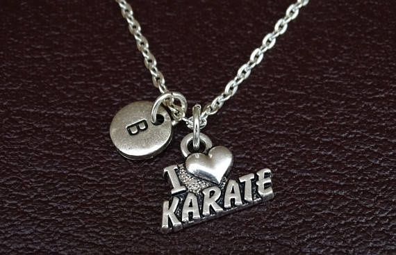 I Love Karate Necklace, I Love Karate 