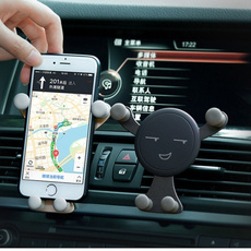 Smile Holder Car Air Vent Holder Car Accessories Outlet Smartphone Holder Mobile Phone Stand Universal No Magnetic Car Phone Holder