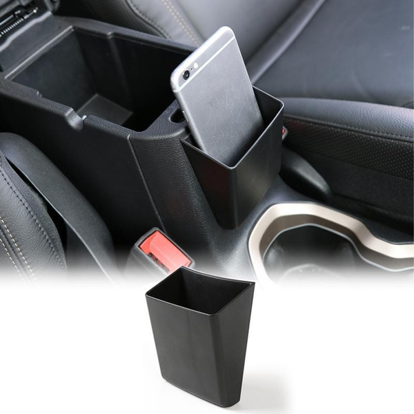 GrabTray Armrest Storage Organizer For Jeep Renegade 2015-2022 – Co-Pilot Side, Black 2 thumbnail image