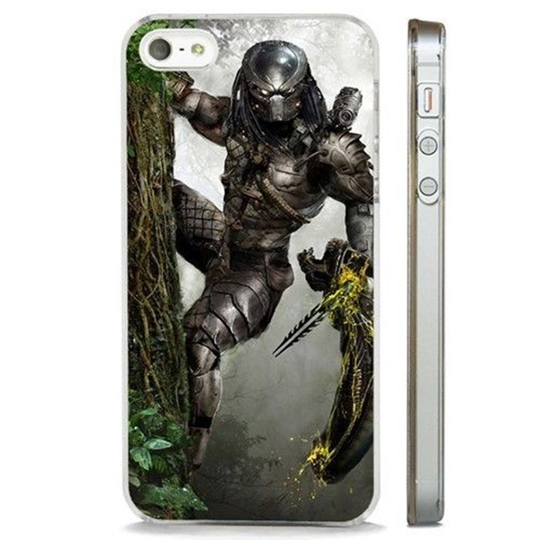 Predator Alien Movie Cult CLEAR PHONE CASE COVER fits iPhone 4 5 6