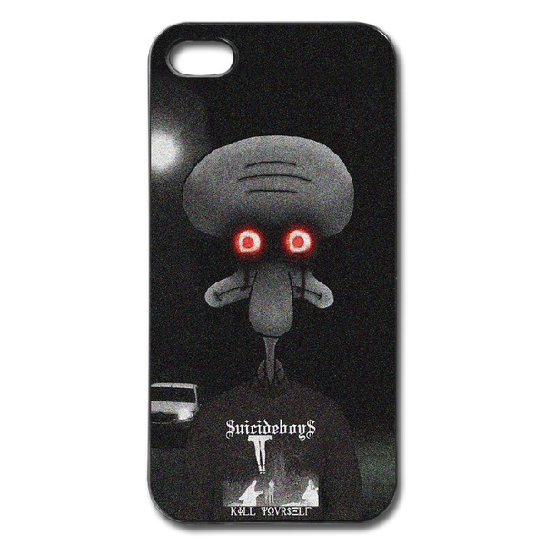 Suicide Boys Squidward Suicide Cell Phone Case Cover For Iphone5 5s Iphone 6 Iphone 7 Plus Iphone 8 Phone X Samsung Galaxy S Series S6 Edge S8 Plue S9 S9 Plue Samsung Note Series Wish