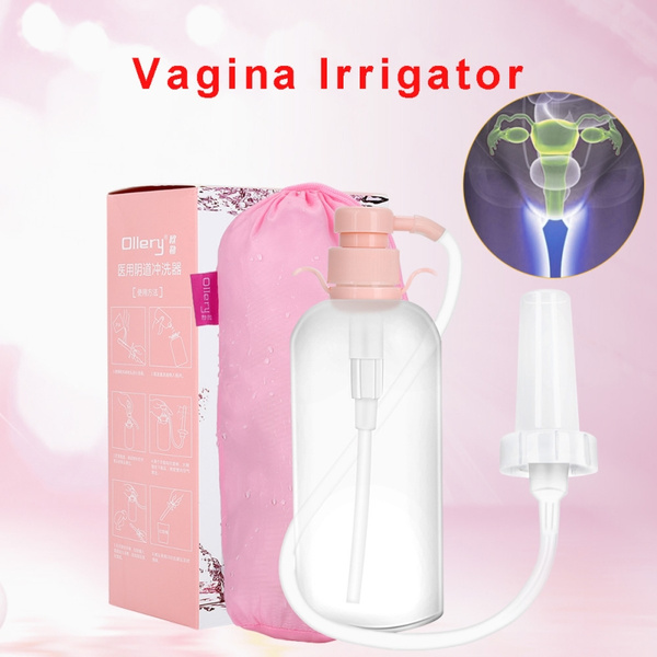 600ml Reusable Medical Vagina Irrigator Enemator Vaginal Washing Device Wish 2643